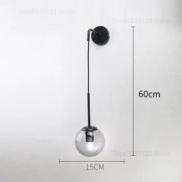 Decorbites™ Glas-Kugeln-Wandlampe – Nordisch-retro LED-Beleuchtungskörper