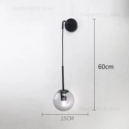 Decorbites™ Glas-Kugeln-Wandlampe – Nordisch-retro LED-Beleuchtungskörper