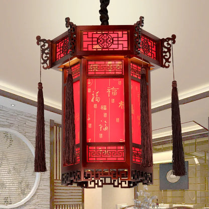 Decorbites™ Bambus-Laternen-Hängeleuchten: Klassische chinesische Schönheit für die Hausdekoration