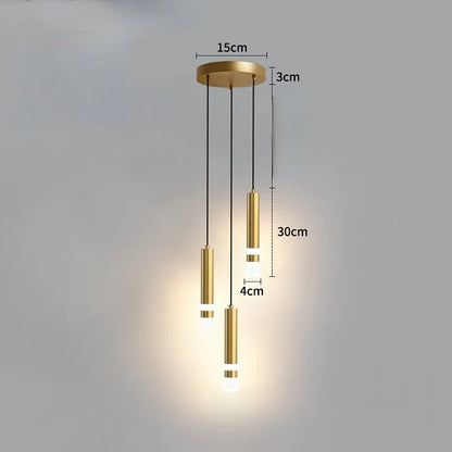 DecorBites™ Double Head LED Pendant Lights for Modern Indoor Bedroom, Bedside, Entrance, Bathroom