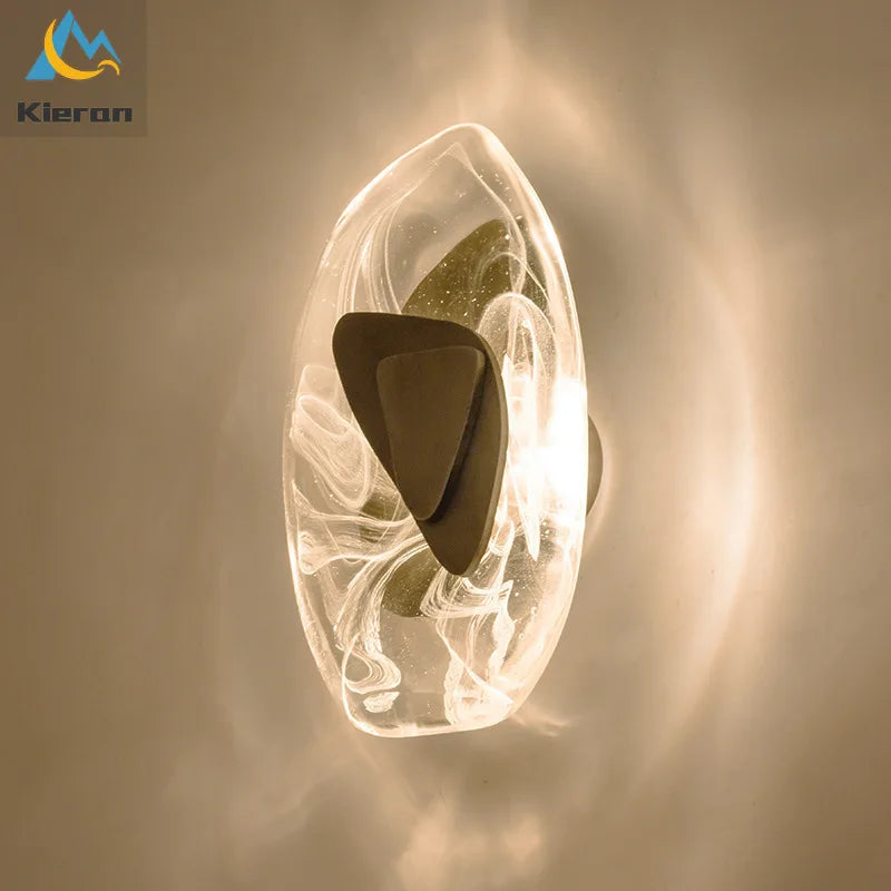 Decorbites™ Kristall-LED-Wandleuchte Moderne Glas-Wandlampe für Wohnzimmer, Schlafzimmer, Badezimmer