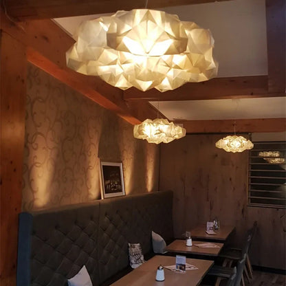 Decorbites™ Wolken Weißgold Anhängerleuchte