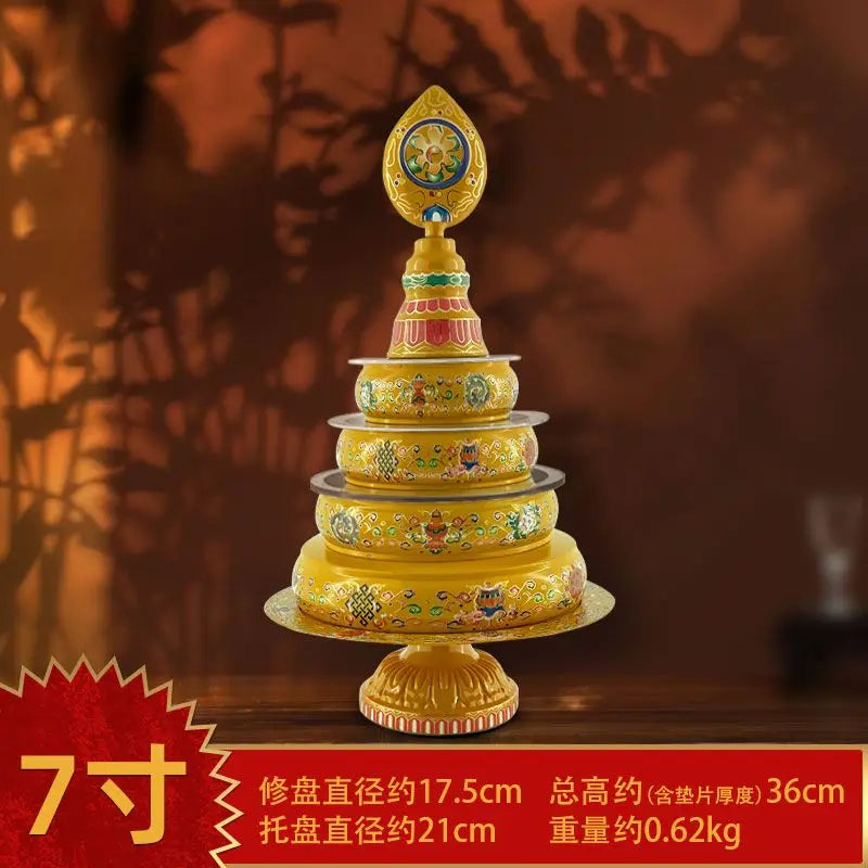 Decorbites™ Klosenné Manda-Pan Acht Glücksverheißende Teepan