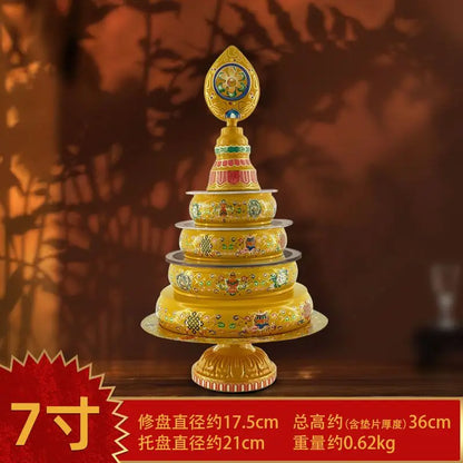 Decorbites™ Klosenné Manda-Pan Acht Glücksverheißende Teepan