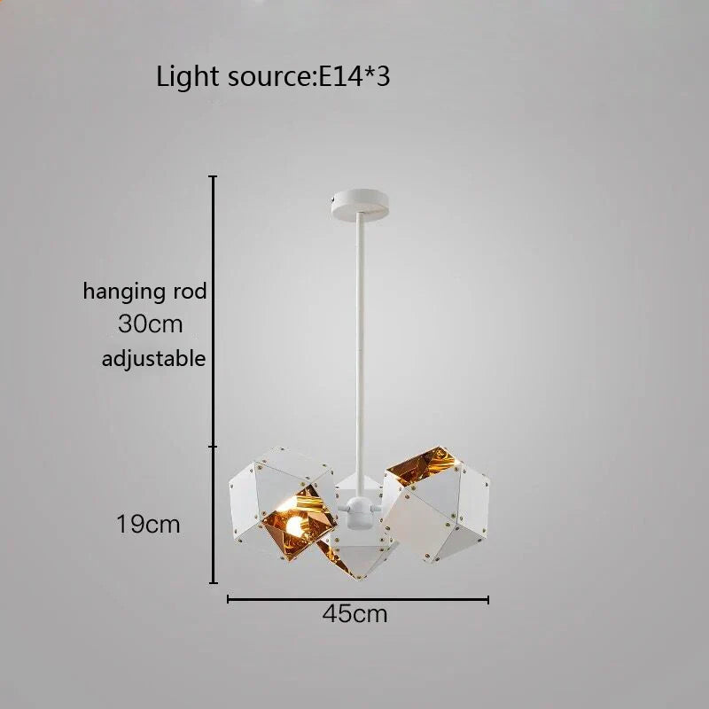 Decorbites™ Würfel-LED-Hängeleuchte: Art-Deco-Hängelampe für All-Match-Stil