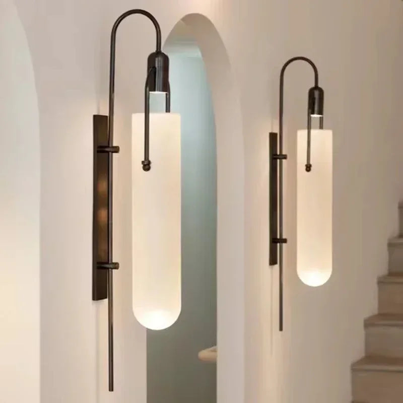 Decorbites™ Glasdiffusor LED Wandlampe für Wohnzimmer, Schlafzimmer, Gang, Treppen