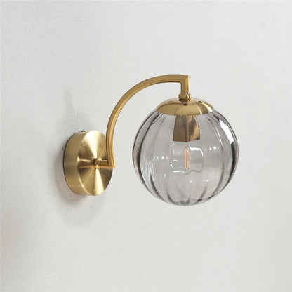 Decorbites™ Farbige Glasball-Wandlampe LED für Schlafzimmer Wohnzimmer Treppenbeleuchtung