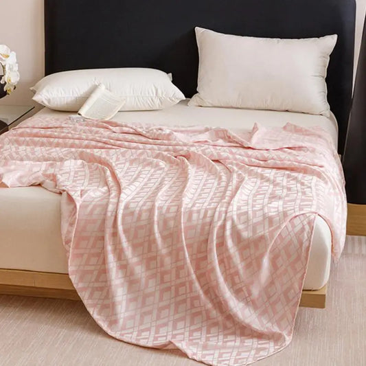 Decorbites™ Bambusfaser Sommerdecke – für Einzel- und Doppelbett, Klimaanlagen-Leichtdecke