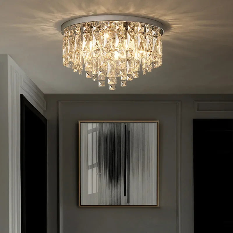 Decorbites™ Kristallstahl LED Deckenleuchter, modernes Art-Deco-Leuchtenobjekt