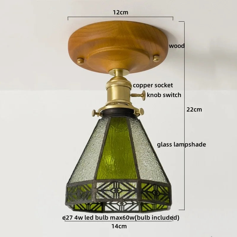 Decorbites™ Glas-Kupfer-LED-Deckenleuchte im modernen Stil für die Heimdekoration und das Restaurant