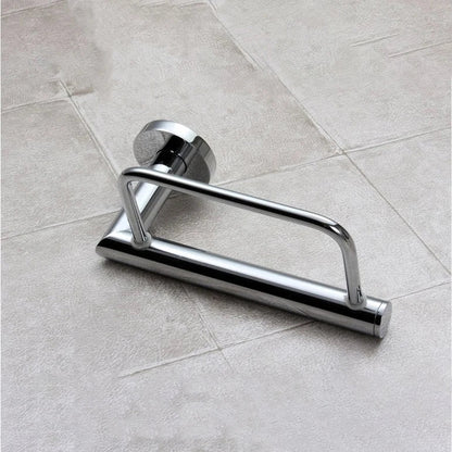 DecorBites™ Euro Silver Chrome Toilet Paper Holder Solid Brass Bathroom Accessories