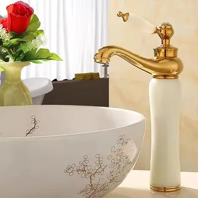 Gold Jade Brass Faucet