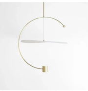 Gold Iron LED Pendant Light