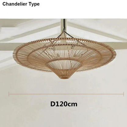 Decorbites™ Handgefertigte Rattan-Wickler-Lüster für die Dekoration von Zuhause und Geschäft