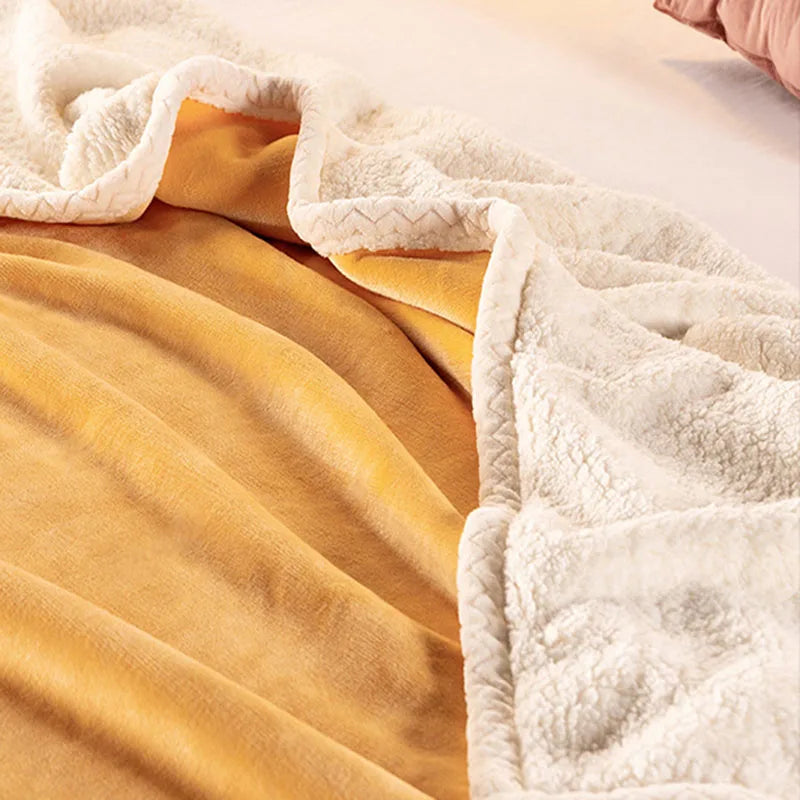 Decorbites™ Zweilagiges Samt-Sofadecke: Luxuriös warm & hautfreundlich