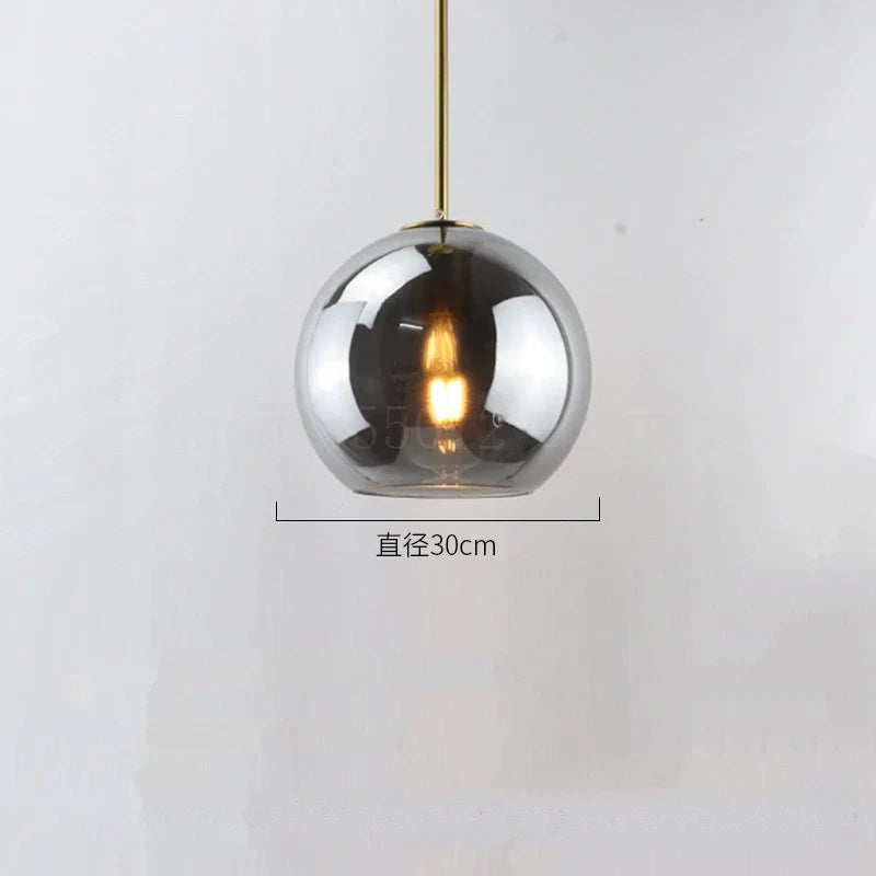 DecorBites™ Glass Ball LED Pendant Lights for Chic Home Decor and Lighting