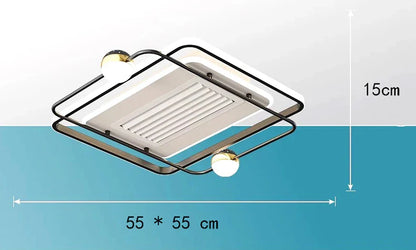Decorbites™ Kinderzimmer-Deckenventilator mit Fernbedienung und modernem LED-Licht