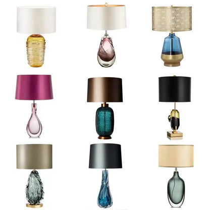 Decorbites™ Glas-Tischleuchte: Moderne Kunst-LED-Schreibtischlampe für Zuhause und Hotel