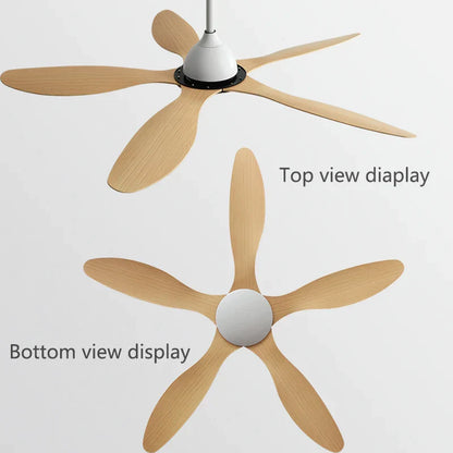 Decorbites™ 56-Zoll Deckenventilator: Modern, Fernbedienung, Kommerziell, Büro, Industrie, Lampenloser Elektroventilator
