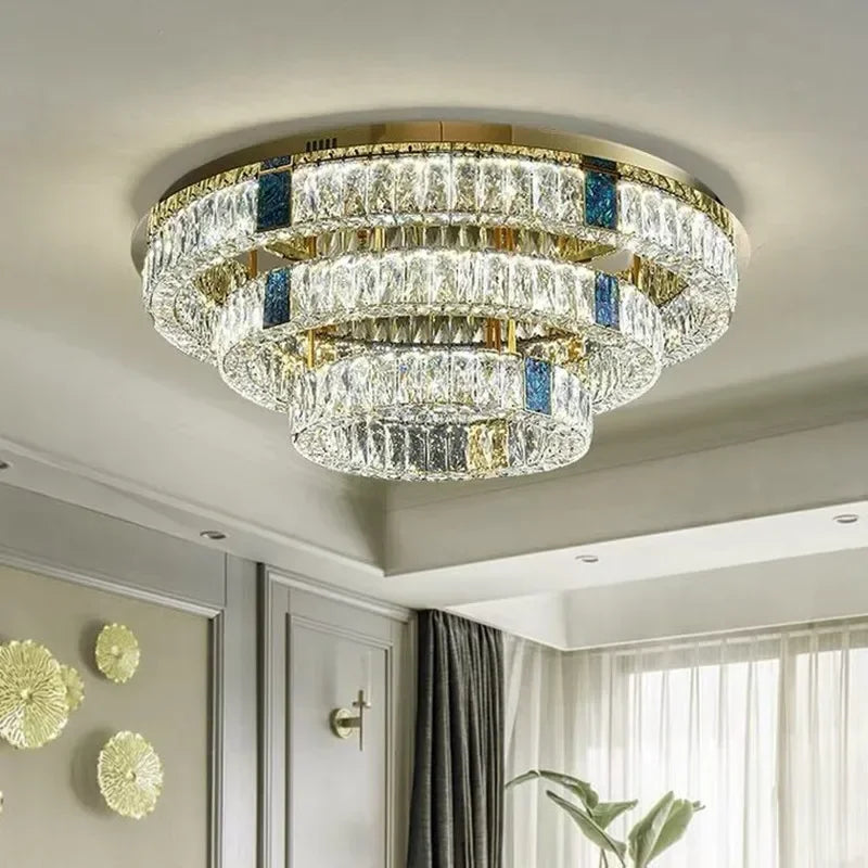 Decorbites™ Crystal-LED-Deckenleuchte: Moderne Edelstahl-Kronleuchter für Wohnzimmer, Schlafzimmer und Küche.
