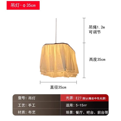 Decorbites™ Französisches Design LED E27 Stoff-Hängeleuchten für Atmosphären-Dekoration in Hotels, Restaurants und Bars