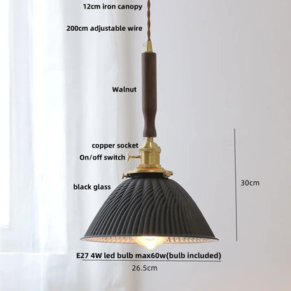 Decorbites™ Bunte Glas-LED-Hängeleuchten: Modernes nordisches Design, höhenverstellbare Hängelampe