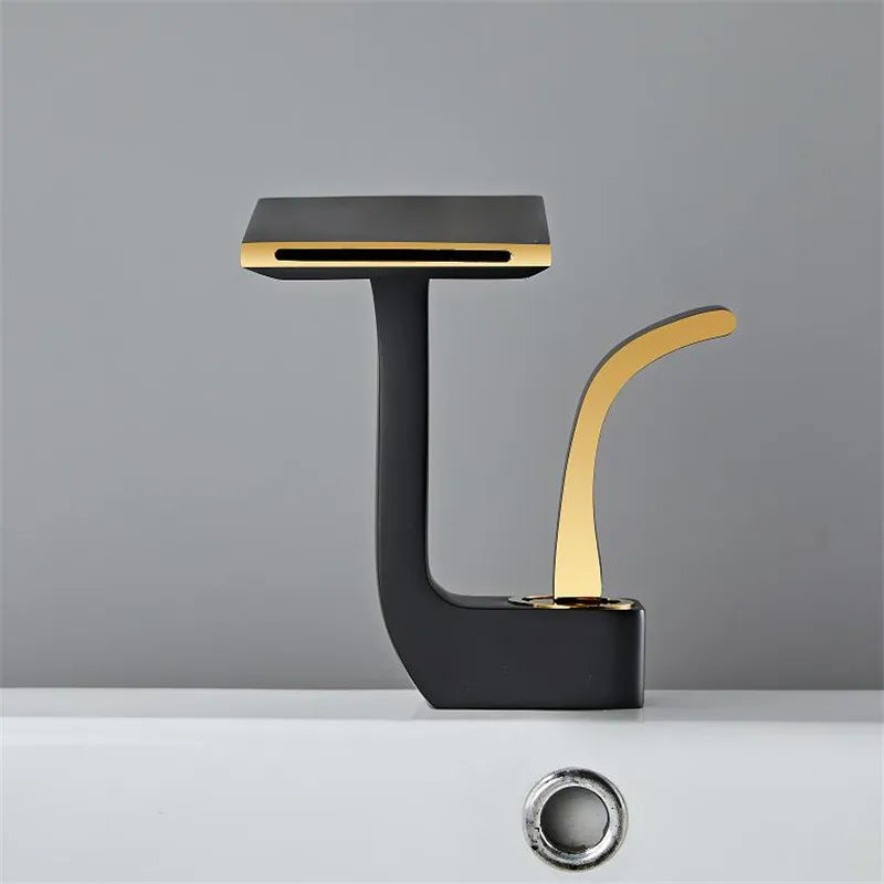 Gold Black Brass Faucet
