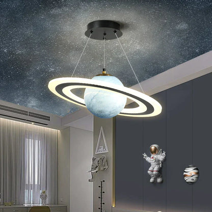 Decorbites™ LED-Acrylic-Planet-Hängeleuchte: Sternleuchter für Kinderzimmer, Wohnzimmer und Schlafzimmer