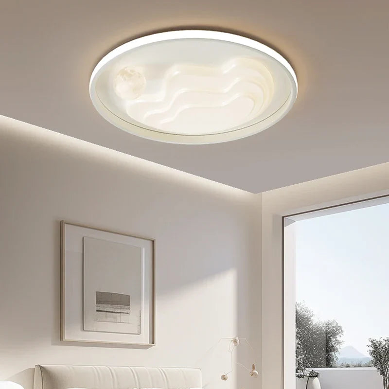 White Modern LED Chandelier