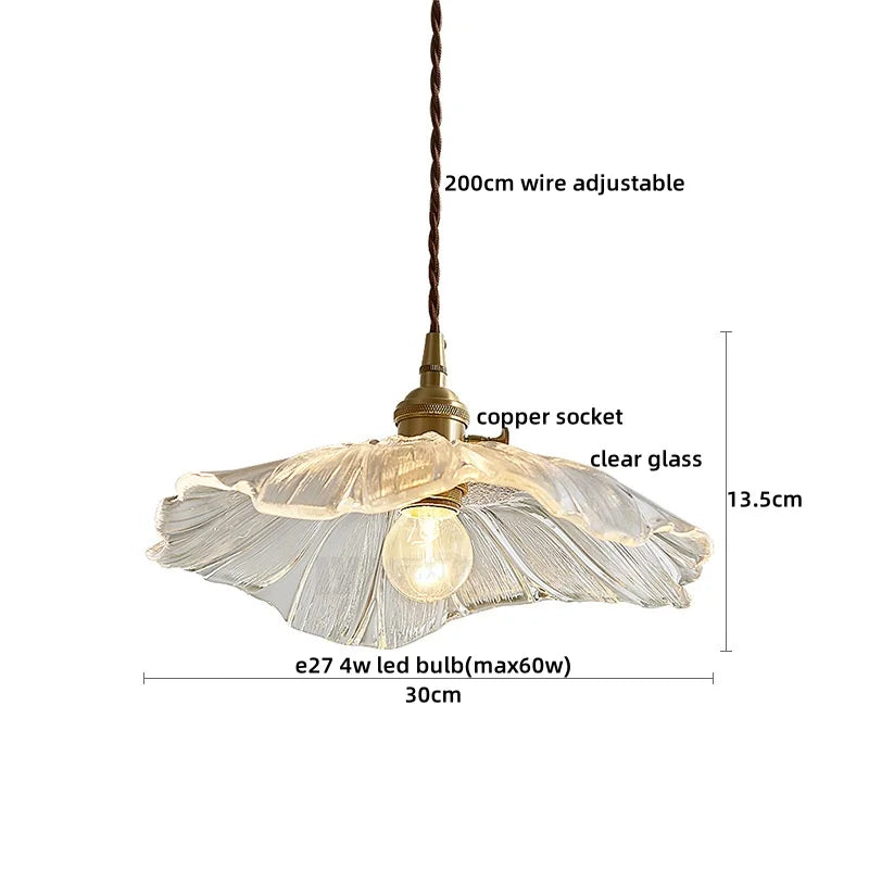 Decorbites™ Klar-Glas-LED-Pendelleuchte | Nordische Hängelampe für Küche, Wohnzimmer