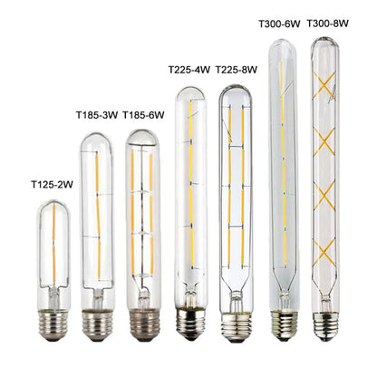 Decorbites™ LED-Filament-Tubus-Edison-Glühbirne 6000K T10 T185 T225 T30 T300 4W 6W 8W