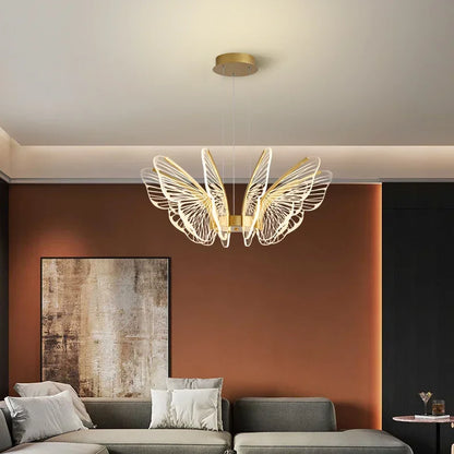 Decorbites™ LED-Schmetterlings-Deckenleuchter – Luxuriöse Hängeleuchte für Schlafzimmer, Wohnzimmer und Esszimmer