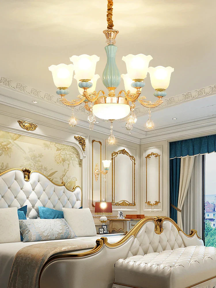 Modern European Chain Chandelier