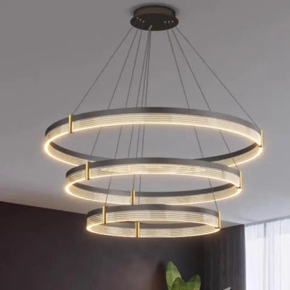 Decorbites™ Schwarze Acryl-LED-Hängeleuchte für modernes Wohnraumausstattung