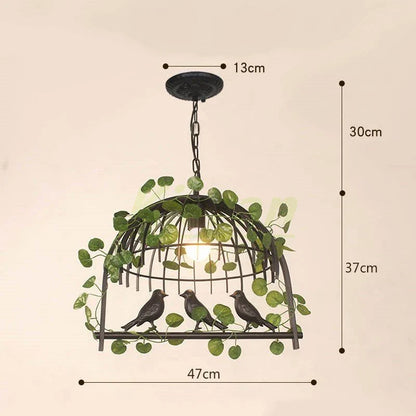 Decorbites™ Vogelkäfig-LED-Kronleuchter: Moderne Harz-Pendantleuchten für Schlafzimmer, Wohnzimmer und Restaurant