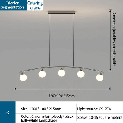 Decorbites™ Sahne-Wind-Leuchter: Luxuriöser postmodernistischer Flurleuchter für Wohnzimmer, Schlafzimmer und Restaurant