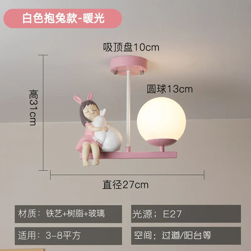 Decorbites™ Kinderzimmer Cartoon-Augenschutz-LED-Deckenleuchte