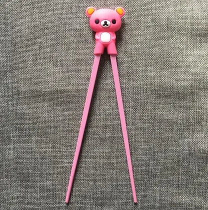 Decorbites™ Kinder-Lern-Chopsticks-Set Bär Panda Katze: Spaßiges Trainingsgeschenk für Kinder