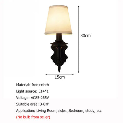 Decorbites™ Eisenwandlampe: Retro europäische Stehlampe für Wohnzimmer und Schlafzimmer