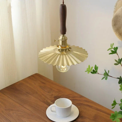 Decorbites™ Kupfer-Walnuss-LED-Hängeleuchten, moderne Hängelampe für Flur, Schlafzimmer, Esszimmer