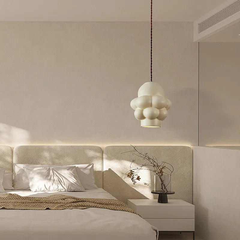 Decorbites™ Cremige Wind LED-Kronleuchter: Nordischer Wabi-Sabi-Stil für Esszimmer, Schlafzimmer und Bar
