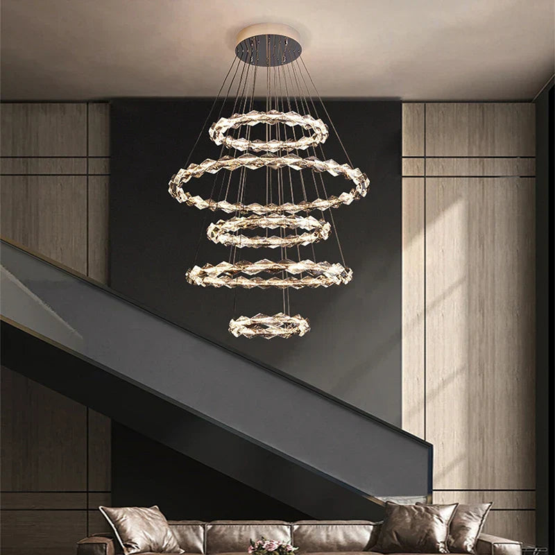 Decorbites™ Kristall-Leuchter: Moderne minimalistische LED-Beleuchtung für Wohnzimmer und Villa-Heim