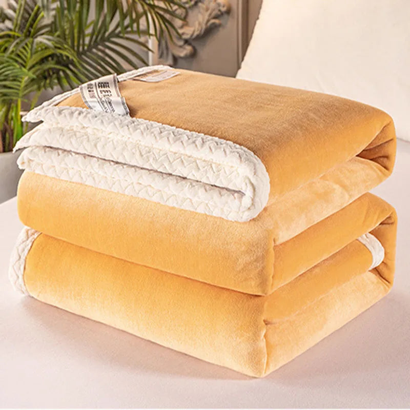 Decorbites™ Zweilagiges Samt-Sofadecke: Luxuriös warm & hautfreundlich
