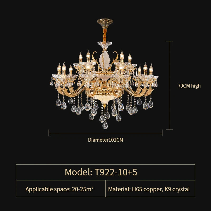 Decorbites™ Elegante Kristall-Leuchter für Wohnzimmer, Esszimmer und Schlafzimmer