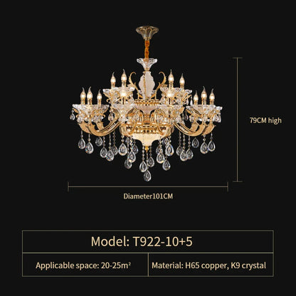 Decorbites™ Elegante Kristall-Leuchter für Wohnzimmer, Esszimmer und Schlafzimmer