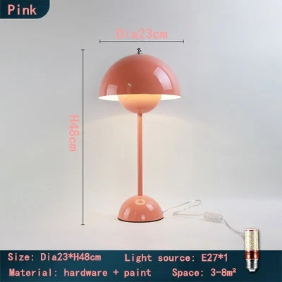 Decorbites™ Eisen-Pilzförmige Macaron-Tischlampe - Moderne Minimalistische LED-Heimdekoration