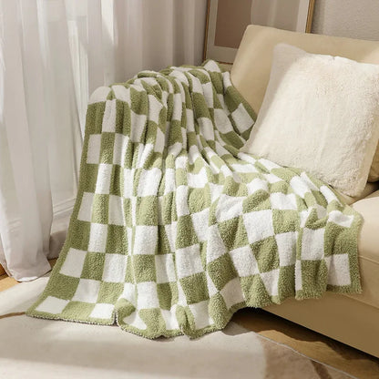 Decorbites™ Strick-Karo-Decke