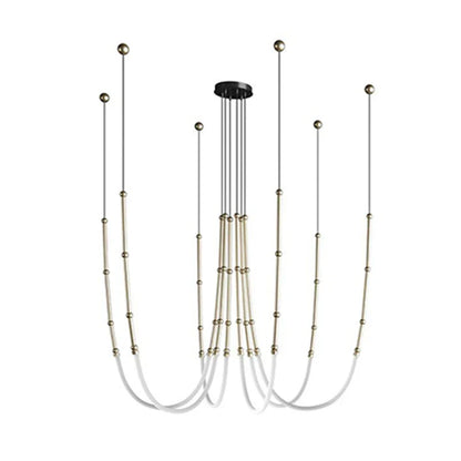 Decorbites™ Lineare Kreative Kronleuchter: Nordisch-italienisches Designer-Modernes Beleuchtung für Wohnzimmer und Lobby