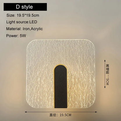 Decorbites™ LED Wandlampe 5W Moderne Nordische Wandleuchte für Schlafzimmer und Wohnzimmer