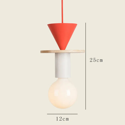 Decorbites™ LED Holz-Hängeleuchte: Nordisches Design, Kawaii-Schlafzimmer-Dekorleuchte